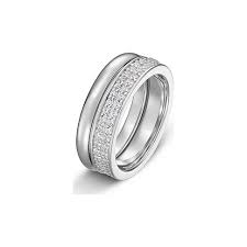 Damen sterling silber 925 silber opal solitaire mit weißen saphir akzente ring. Silberringe Bequem Online Kaufen Christ De