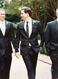 Regarding the trousers, they should be of narrowing cuts and the presence of arrows is up to you. Romantic Blush Wedding Ideas Real Weddings Oncewed Com Black Suit Wedding Groom Wedding Dress Wedding Suits Men