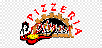 البيتزا المطبخ الإيطالي Pizzeria Diabola Logo Take Out شعار البيتزا الغذاء النص Png
