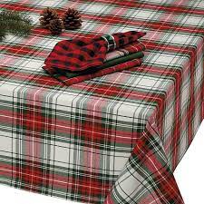 Dii Christmas Plaid Tablecloth Bed Bath Beyond Christmas Table Cloth Table Cloth Plaid Tablecloth