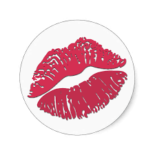 Kiss Mark Emoji Round Sticker Kiss Emoji Emoji Stickers Kiss Mark