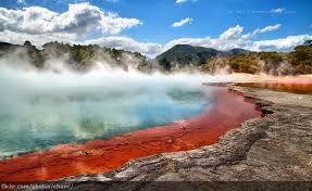 Australia Champagne Pool New Zealand Champagne Pool Is A Prominent Geothermal Feature Within The W Cool Places To Visit Places To Visit New Zealand Travel