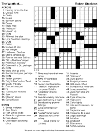 The crossword puzzles are just one of many word and number games published on the paper's website. F R E E P R I N T A B L E G I A N T C R O S S W O R D P U Z Z L E S Zonealarm Results