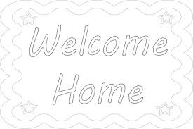 Hi, welcome home poster this is a printable of my original digital illustrations of madhubani inspired bird in nest, welcome home theme. Welcome Home Coloring Pages Free Printable Coloring Pages For Kids