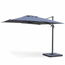 Current delivery time average is 5 days. Falgos 3x3m Square Aluminium Cantilever Outdoor Umbrella Grey Alice S Garden