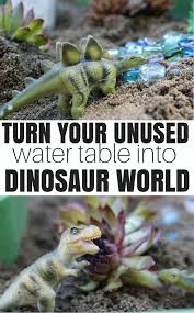 Water Table Dinosaur World No Time For Flash Cards Water Table Dinosaur Activities Preschool Dinosaur Activities
