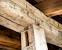 Hand Hewn Log Cabin Interior