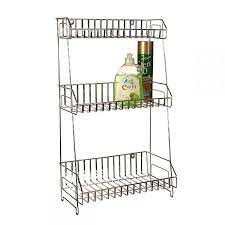 Howards Storage World Multi Purpose Organiser 3 Tier Chrome Howard Storage Storage Shelving