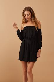 Kookai Size 40 Dani Off The Shoulder Dress In Black Fashion Clothing Shoes Accessories Womensclothing Dresses Ebay Link Dresses Mini Dress Dani Dress
