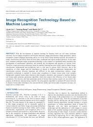 Maunz, 2017, enabling trapped ion quantum computing with mems technology, pp. Pdf Image Recognition Technology Based On Machine Learning