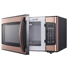 It is normal for stainless steel heating elements to discolor. Hamilton Beach 1 1 Cu Ft Microwave Oven Copper Walmart Com In 2021 Rose Gold Kitchen Microwave In Kitchen Stainless Steel Microwave