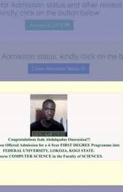 Log into jamb.org.ng/efacility preferably using a pc or this article will show you how you can accept or reject your admission offer on the jamb caps portal for 2020/2021 admission using a computer. Fulokoja Admission List 2020 2021 Out On Jamb Caps Myschool