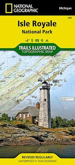 Isle Royale National Park Mi Map 240 By National Geographic Maps