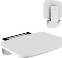 EASYWOW Wall-Mounted Shower Chair Folding Shower Seat Urea ...