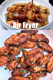 Air Fryer Breaded Honey Bbq Fried Chicken Wings Is A Quick And Easy Recipe For Crispy Video In 2020 Air Fryer Recipes Chicken Honey Bbq Chicken Wings Air Fryer Recipes Easy