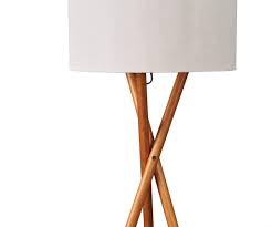 Drama comes from its silvery fabric drum shade. Gaffel Floor Lamp Scandinavian Designs