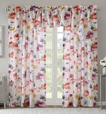 4.4 out of 5 stars. Fashion Window Habitat Alexa Large Floral Print Curtain Panel Faux Linen Only 11 99