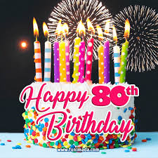 Happy 80th Birthday Animated GIFs - Download on Funimada.com