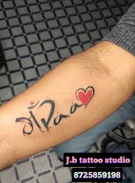 Check spelling or type a new query. Mom Dad Hindi English Mix Maa Paa J B Tattoo Creation Facebook