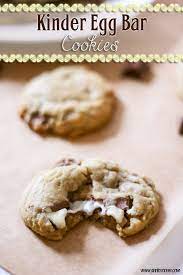 Kinder Egg Bar Cookies Recipe Kinder Eggs Cookie Bars Healthy Recipes Easy Snacks