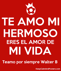 Te amaré por siempre mi amor. Te Amo Mi Hermoso Eres El Amor De Mi Vida Teamo Por Siempre Walter B Keep Calm And Posters Generator Maker For Free Keepcalmandposters Com