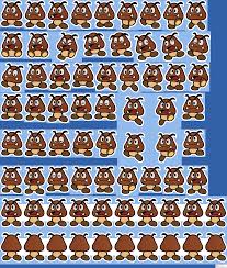 Show your kids a fun way to learn the abcs with alphabet printables they can color. Wii U Paper Mario Color Splash Mega Goomba The Spriters Resource