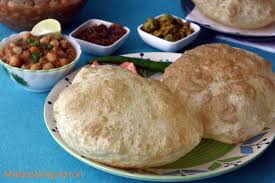 Chole bhature is a combination of chana masala (spicy white chickpeas) and bhatura, a fried bread made from maida flour. Chole Bhature Whats Cooking Mom
