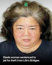 In a significant legal decision, 61-year-old Joy Pigao from Eleele has been  sentenced to 90 days in jail for the theft of over $40,000 from Life's  Bridges Hawaii, Inc. This nonprofit organization