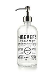 Glass Hand Soap Bottle Mrs Meyers Meyers Soap Liquid Hand Soap Mrs Meyers Soap