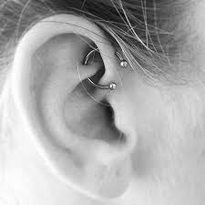 Rook And Forward Helix Wow I Now Really Want This Piercings Ear Piercings Piercing