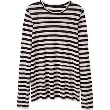 Black And Grey Striped Long Sleeve Shirt Proenza Schouler Long Sleeve Striped Tissue Tee Long Sleeve Black Tee Striped Long Sleeve Shirt Black Long Sleeve Shirt