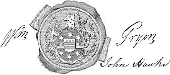Maybe you would like to learn more about one of these? Seal And Signature Of Tryon Clipart Etc