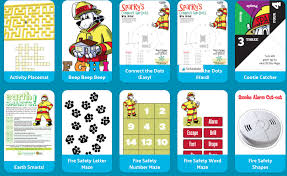 Fire can happen anywhere™, which works to educate the public about basic but essential ways to quickly and safely escape a home fire. Free Fire Safety Bookmark Punch Card Printables Resources