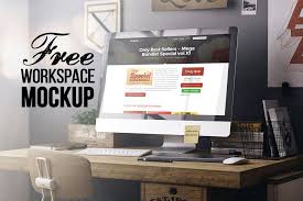 30 Workspace Mockup Design Templates Css Author Work Space Mockup Design Mockup