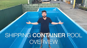 Shipping Container Pool Overview Oberirdische Pools Schwimmbaddecks Containerpool