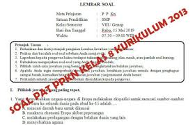 Soal essay seni budaya kelas 8 semester 1 kurikulum 2019. Kumpulan Soal Essay Uraian Ppkn K 13 Hot Masnurul