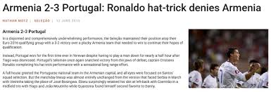 Blast from the past: poor Portugal saved by Ronaldo magic in 3-2 win versus Armenia