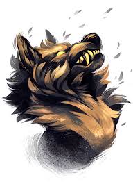 Savage Wolf Art Mythical Creatures Art Canine Art