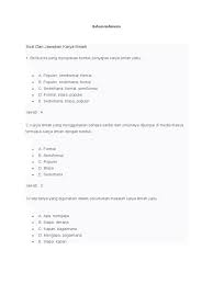 Sistematika karya tulis ilmiah semi formal. B Indonesia