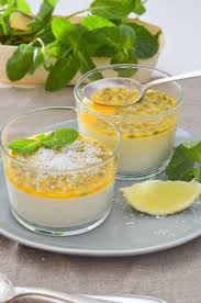 Blanc Manger Coco Et Fruits De La Passion Voyage Gourmand Blanc Manger Coco Recettes De Cuisine Blanc Manger