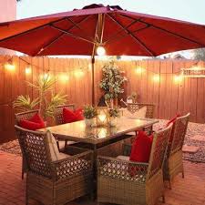 Canora Grey Judah 11 Cantilever Umbrella Fabric Color Dark Red In 2020 Patio Umbrella Cantilever Patio Umbrella Patio
