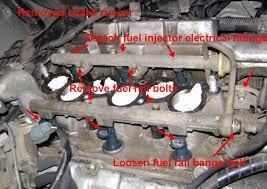 Fuel filter replacement 1 of 2 in the 2000 toyota sienna. Diy Toyota V6 Mzfe Fuel Injector Replacement Axleaddict