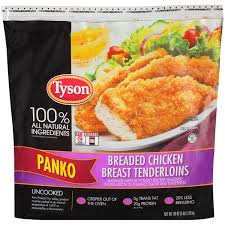 Jan 01, 2021 · crispy air fryer chicken tenders. Tyson Uncooked Panko Breaded Chicken Breast Tenderloins 40 Oz Frozen 80 Oz Instacart