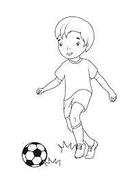 Bekijk meer ideeën over voetballers, voetbal, tekenen. Kleurplaat Voetbal Download 28 Leukste Voetbal Kleurplaten