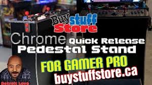 The world's first connected arcade™. Quick Release Chrome Pedestal Stand For Atgames Legends Gamer Pro Youtube