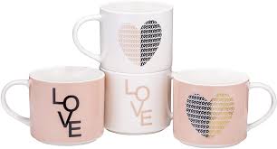 Here is the video of the project.things you'll need:1. Amazon Com Bruntmor Set Of 4 Stacking Ceramic Bone China Love Inspirational Coffee Mug Set Pastel Pink Colors With Gold Decal 14 Oz Valentine Day Gifts Kitchen Dining