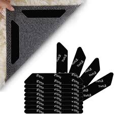 Check spelling or type a new query. Lifelf 12 Pcs Rug Grippers For Hard Floors Carpet Corner Rug Grippers Anti Curling Non Slip Rug Stopper Reusuable Rug Sticker With Strong Sticky For Office Kitchen Bathroom Black Amazon Co Uk Home