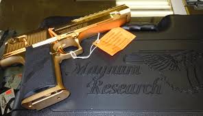 Verify your ffl provider can and will accept your order at their ffl license premises address. Magnum Research Mk Xix 24k Gold Plated Desert E For Sale