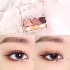 ᴍɪᴍɪ 미미 ღ on instagram cezanne cosmetics 세잔느 톤업아이섀도우 02 로즈브라운 으로 완성해본 아이메이크업 전 피드글에서 4가지 컬러 발색샷 으 asian makeup style asian makeup fashion makeup
