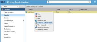 Configure Authentication With Active Directory Zimbra Tech Center